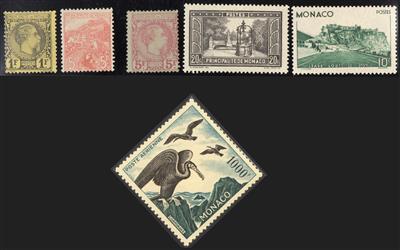 */** - Schöne Sammlung Monako Ausg. 1885/1960, - Briefmarken