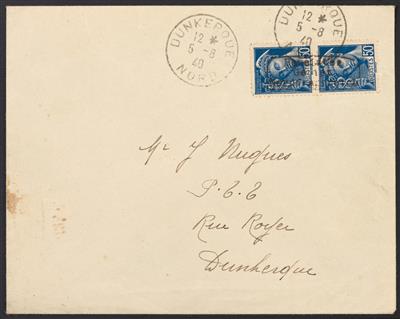 Poststück - D. Bes. WK II, - Briefmarken
