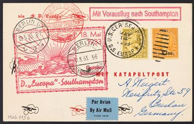 Poststück - D.Reich Partie Schleuderflugpost/Katapultpost, - Francobolli