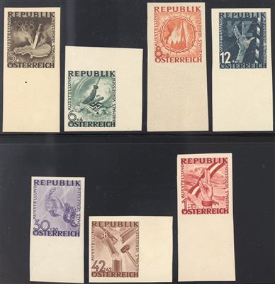 ** - Österr. Nr. 784U/90U (ANTIFA ungezähnt), - Stamps