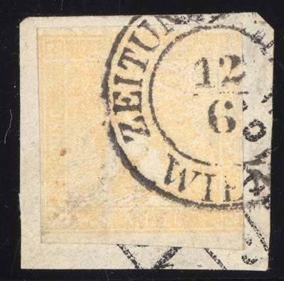 Briefstück - Österr. Nr. 7, - Briefmarken