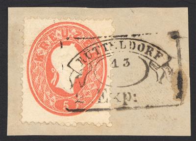 Briefstück - Österreich Nr. 19 farbfrische, - Briefmarken