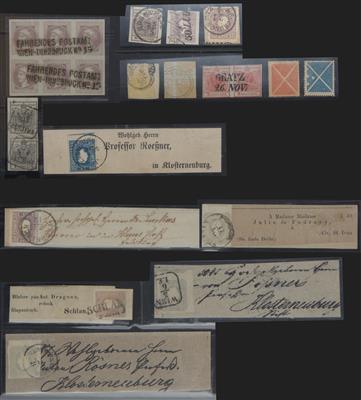 gestempelt/Briefstück/*/(*) - Reichh. Sammlung Österr. Monarchie ab 1850 bis ca. 1906, - Briefmarken