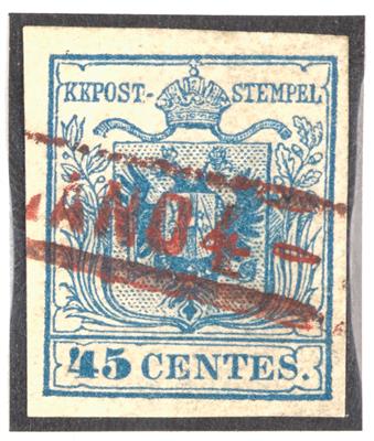 gestempelt - Lombardei Venetien Nr. 5H III, - Briefmarken