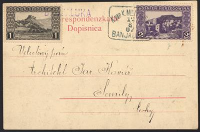 Poststück/Briefstück - Partie Poststücke Bosnien, - Briefmarken