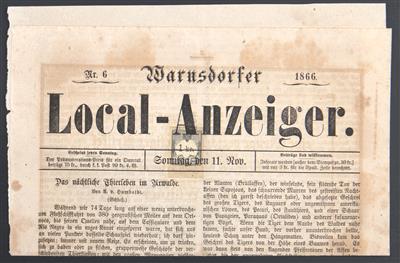 Poststück - Österr. 1866 - 1 kr. Urkundenstempelmarke - Známky