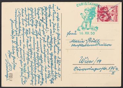 Poststück - Partie Poststücke Christkindl ca. 1950/58, - Briefmarken