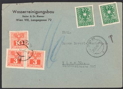 Poststück - Wien Postamt 68 phil. Dokumentation - Známky