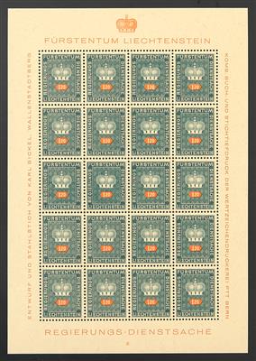 ** - Liechtenstein - div. Kleinbgn. 1957/2005 postfr., - Stamps