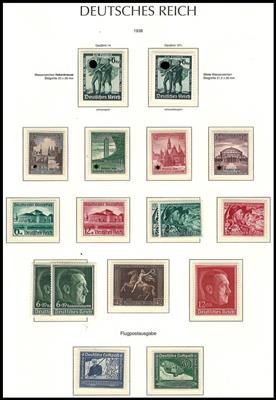 **/* - Sammlung  D.Reich Ausg. 1938/45 meist postfr. u. gute Erh., - Briefmarken
