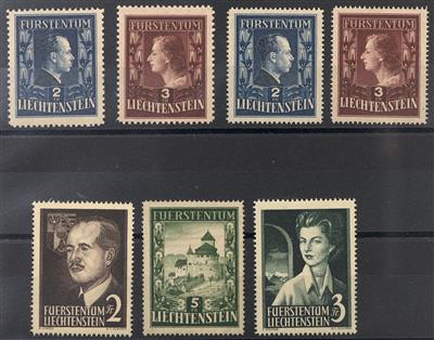 **/*/(*) - Sammlung Liechtenstein ca. 1912/1973 incl. Dienstm., - Známky