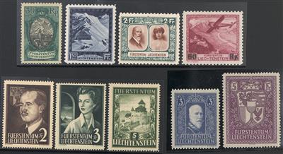 **/*/(*) - Sammlung Liechtenstein ca. 1917/1994 u.a. mit Nr. 71/124, - Stamps