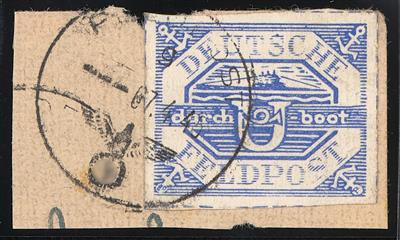 Briefstück - D. Feldpost Nr. 14b (HELA)- laut - Známky