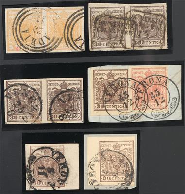 gestempelt/Briefstück/Poststück - Partie - Briefmarken