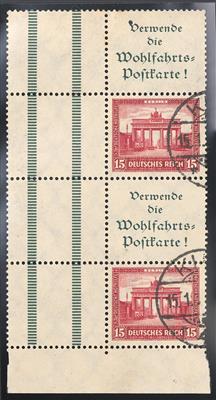 gestempelt - D.Reich Nr. S85 + zusätzlicher Nr. 451, - Briefmarken
