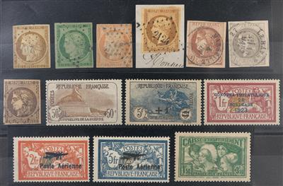 gestempelt/*/** - Sammlung Frankreich ca. 1849/1990, - Stamps