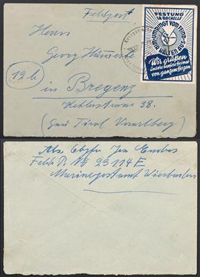 Poststück - D. Feldpost WK II - Atlantikfestung - Stamps