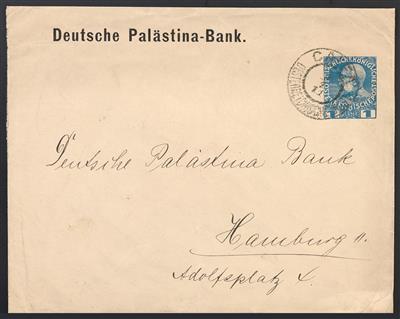 Poststück - Österr. Levante - 1 Piaster - Stamps