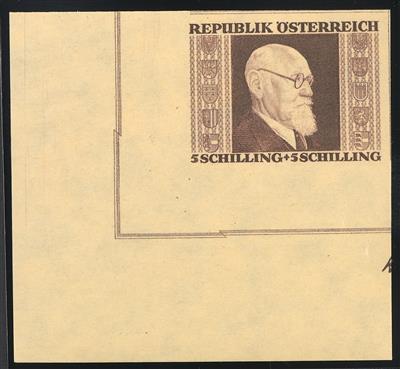 ** - Österr.   ANK. Nr. 780 B/ 783 B (Renner geschn.) postfr., - Briefmarken