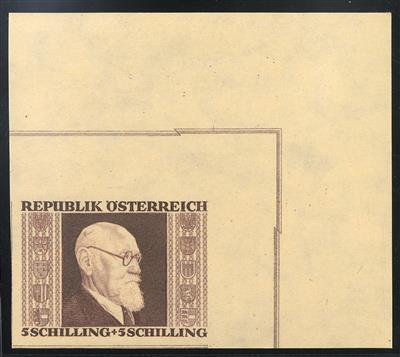 ** - Österr.   ANK. Nr. 780 B/ 783 B (Renner geschn.) postfr., - Stamps