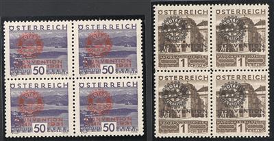 ** - Österr. Rotarier im postfr. Pracht-Viererbl., - Stamps