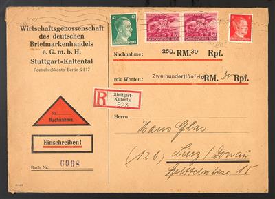 Poststück - Einschreibe-Nachnahmebrief - Známky