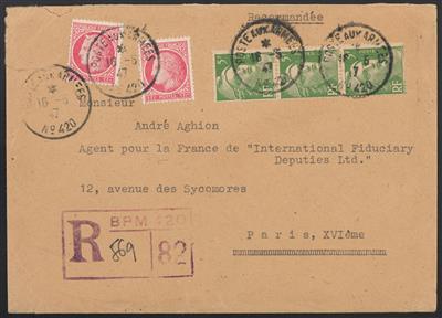Poststück - Französische Feldpost in Österr. 1945/1951, - Briefmarken