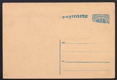 Poststück - Österr. I. Rep., - Francobolli