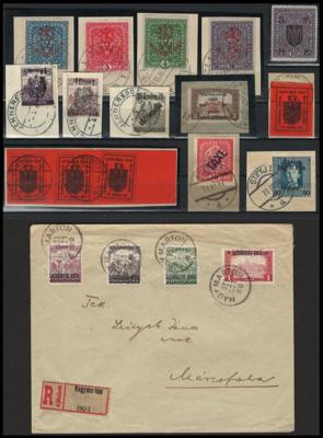 .gestempelt/**/*/Briefstück/Poststück - Partie - Briefmarken