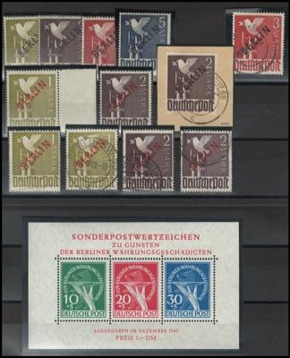 **/gestempelt - Sammlung Berlin ab 1948- tls. ** und gestempelt gesammelt, - Francobolli