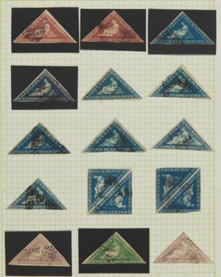 */gestempelt - Sammlung Kap der guten Hoffnung 1853/ca. 1900, - Briefmarken