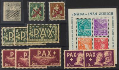 .gestempelt/*/** - Sammlung Schweiz ab ca. 1850, - Stamps
