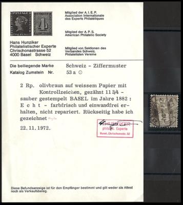 .gestempelt - Schweiz 1882 2 C mit Stempel BASEL, - Briefmarken