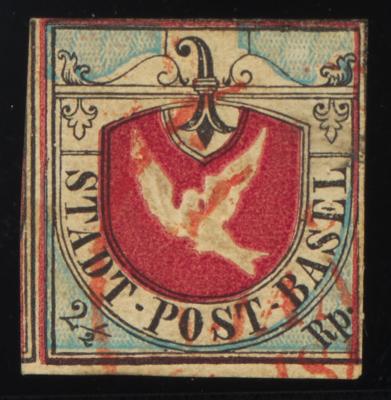 .gestempelt - Schweiz - Kanton Basel Nr. 1 (sogen. "Baseler Täubchen"), - Briefmarken