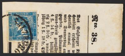 Briefstück - Österr. Nr. 6 IIIb vollrandiges - Stamps