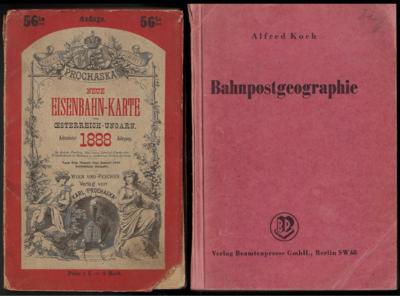 Spezialpartie BahnpostLiteratur ab 1888, - Briefmarken