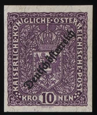 ** - Österr. Nr. 246U (10 Kronen Freimarkenausg. 1919 UNGEZÄHNT), - Známky