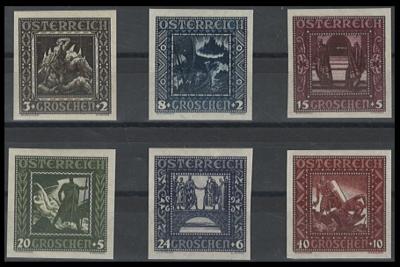 ** - Österr. Nr. 488U/93U (Nibelungen ungezähnt), - Stamps