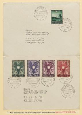 Poststück - (Groß) Wien XXV Atzgersdorf, - Stamps