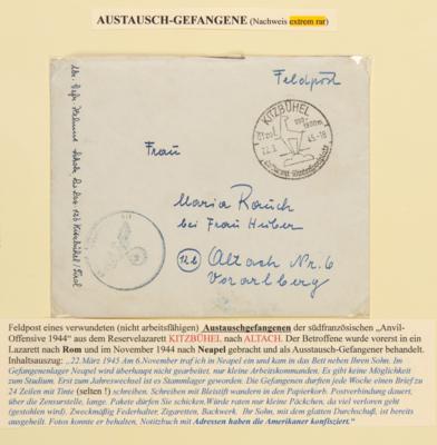 Poststück - Kitzbühel 22. März 1945 Feldpost - Francobolli