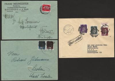 Poststück - Österr. 1945 - Partie Poststücke Grazer Ausg., - Francobolli