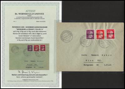 Poststück - Österr. 1945 - Scheibbser - Briefmarken