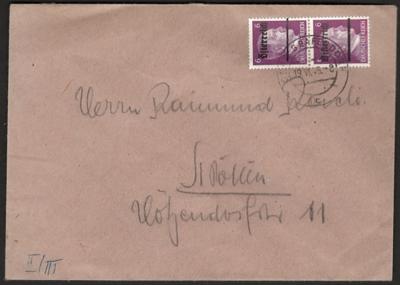 Poststück - Österr. 1945 - Scheibbser - Briefmarken