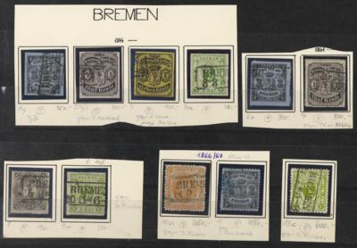 .gestempelt - Bremen Nr. 1 y, - Stamps