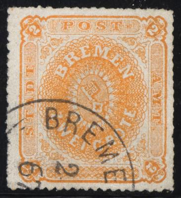 .gestempelt - Bremen Nr. 5 a (2 Grote) Prachtstück, - Stamps