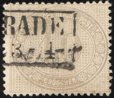 .gestempelt - D.Reich Nr. 12 (10 Groschen) sehr schönes Stück, - Stamps