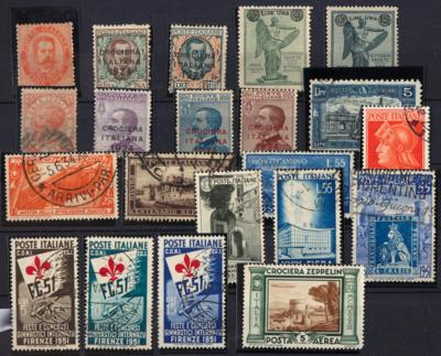 .gestempelt/*/** - Interessante Partie Italien ca. 1861/1970 mit vielen mittleren und besseren Werten, - Briefmarken