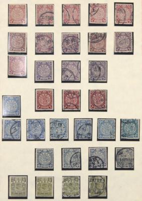 .gestempelt/*/(*) - Kl. Partie China (Kaiserreich) aus 1897/1910, - Stamps
