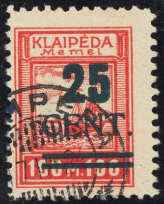 .gestempelt - Memel Nr. 235I, - Briefmarken