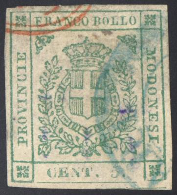 .gestempelt - Modena Nr. 1 II, - Stamps